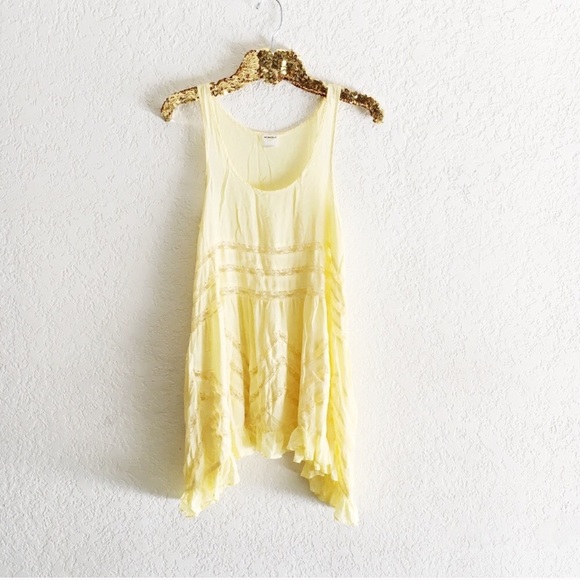 Free People Dresses & Skirts - SALE - RARE lemon Free People trapeze slip